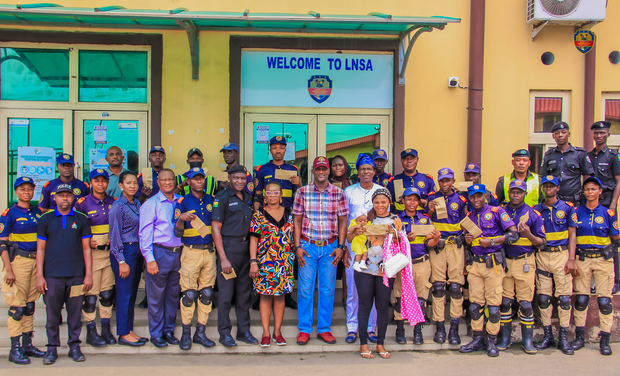 SANWO-OLU REITERATES COMMITMENT TO LNSC OFFICERS' WELFARE.