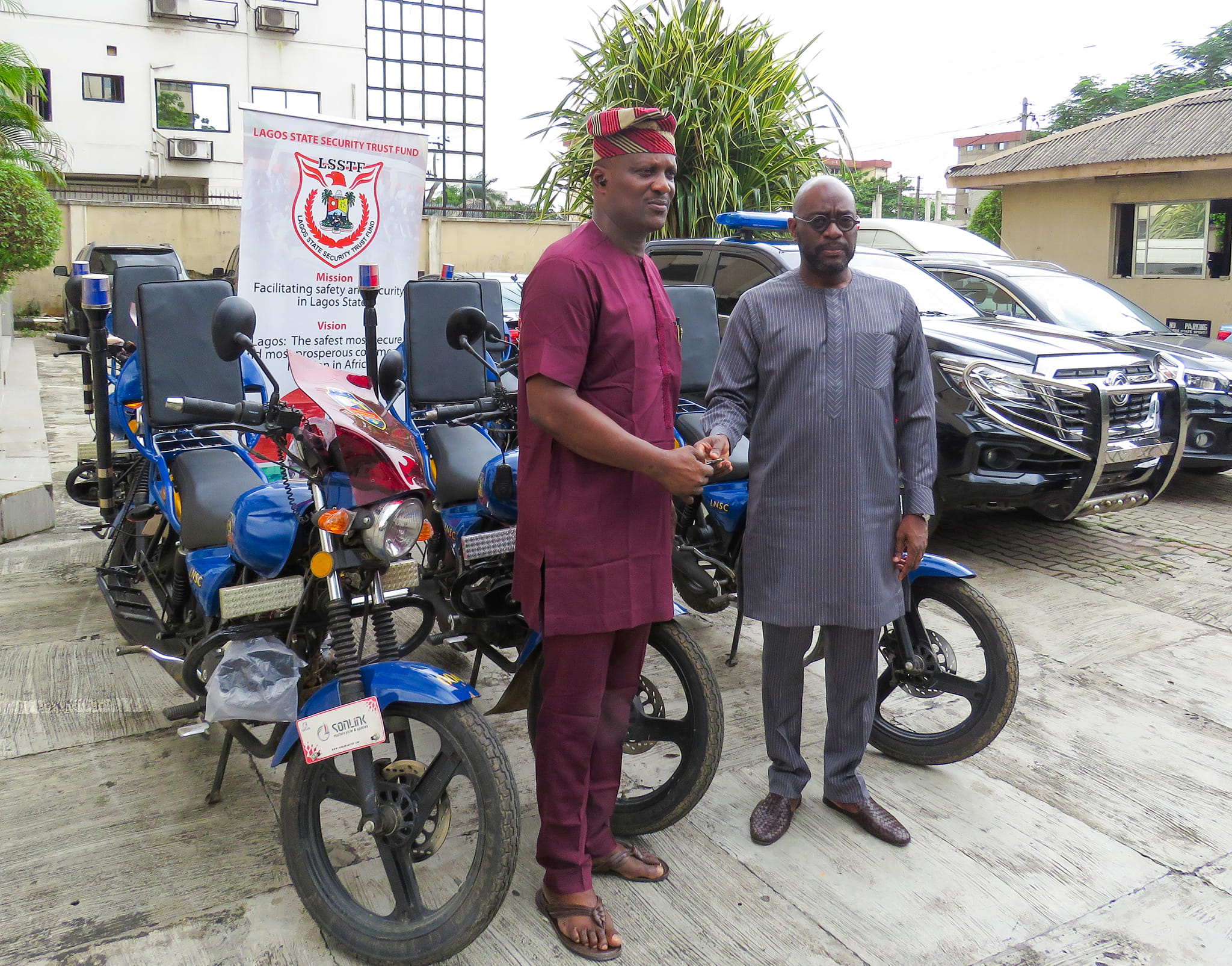 LSSTF HANDS OVER NEW PATROL BIKES TO LNSA; REITERATES SANWO-OLU’S COMMITMENT TO SECURITY OF LAGOS.